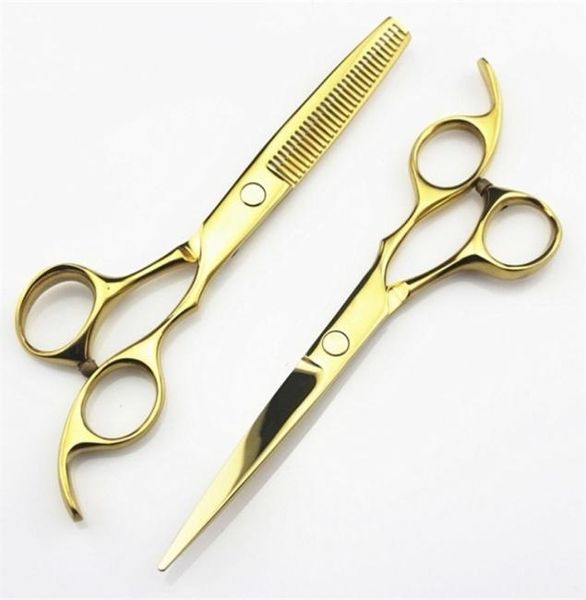 

professional japan 440c 55 6 039039 gold cut hair scissors haircut thinning barber haircutting cutting shears hairdressing 7437300