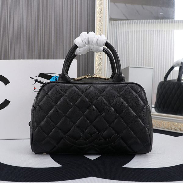 

caviar handbag woman designer tote bag black wallet leather shoulder messenger bag large capacity luxury shopping crossbody bag vintage wome