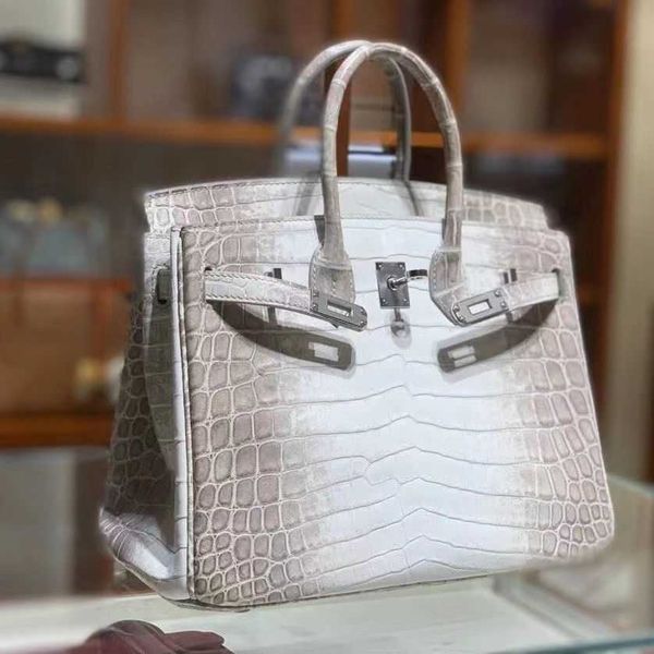 

fashion h ermsnews bagsnews bag 25cm original nile crocodile skin pure hand sewn fully handmade