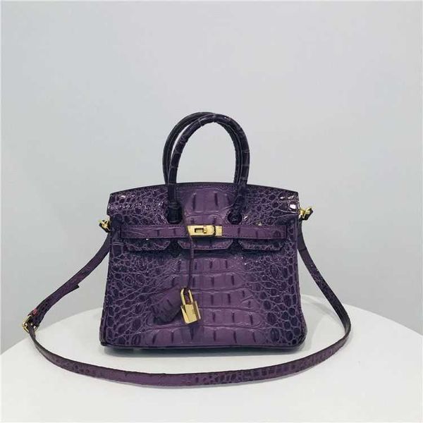 

designer bag tote bag handbag crossbody bags single shoulder bags new womens bag cowhide crocodile bone pattern crocodile back pattern bag h