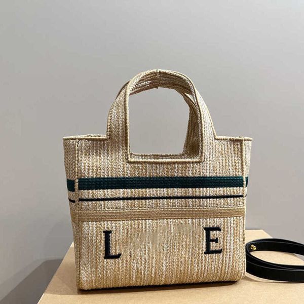 

summer straw bag designer handbags fashion shopping beach totes women luxury woven large crossbody bags lady shoulder basket bag purse 23050