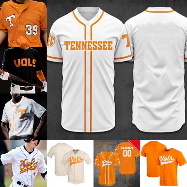 

ncaa tennessee volunteers baseball jerseys drew gilbert nick senzel beck blade tidwell max ferguson hollis fanning shawn scott brock lucas c, Blue;black