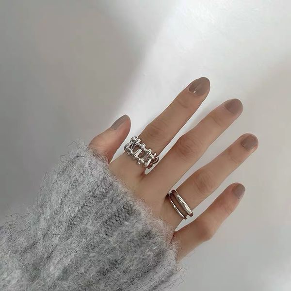 

romantic fried dough twist finger ring 925 sterling silver party wedding band rings for women men personal birthday jewelry gift, Slivery;golden
