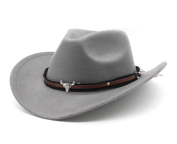 

classic retro men women wool western cowboy hat wide brim sun hat party travel outdoor cap4405023, Blue;gray