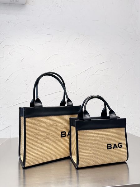 

23ss designer beach bags women fashion shopping bag luxury shoulder bag two sizes lady canvas tote bag