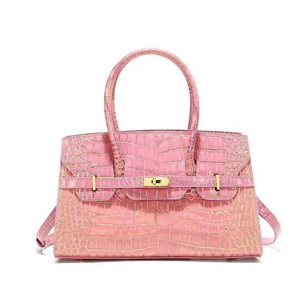

designer bag tote bag handbag crossbody bags single shoulder bags light luxury leather new crocodile classic bag commuter bag women'sck