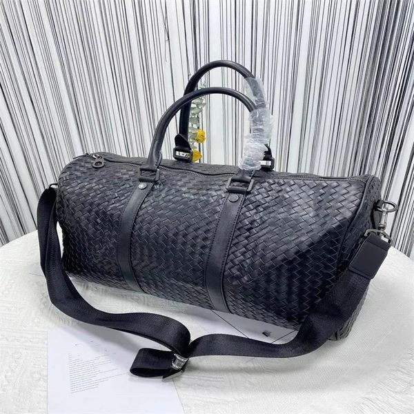 

luxury tep quality designer bag the tote bag duffle bag chain travel bags outdoor genuine leather print stripes letter soft single oversize