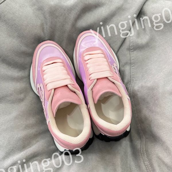 

2023 luxurys designer woman's shoe leather lace up men fashion platform sneakers white black mens womens casual shoes chaussures