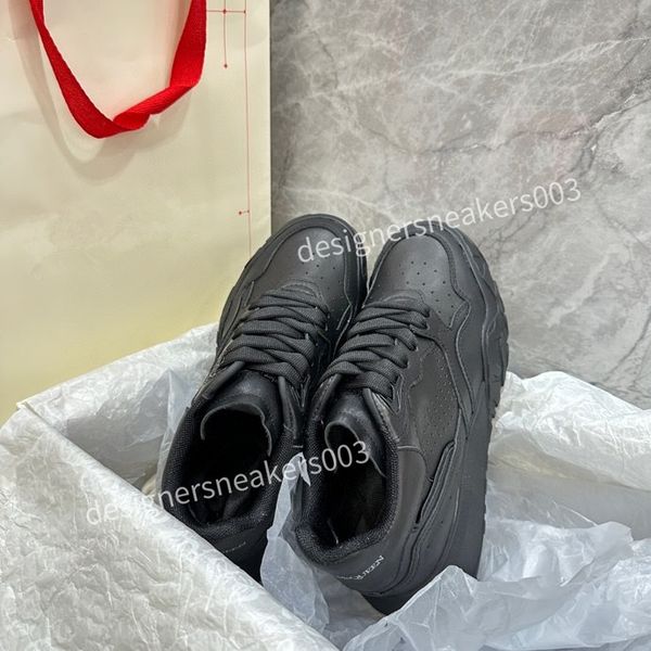 

2023womens men sneakers designer casual shoes classic do-old dirty shoes mid double height bottom trainers leather glitter golden quality, Black
