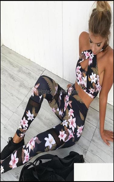 

wear athletic outdoor apparel outdoors2 piece exercise clothing for women yoga padded bra high waist legging gym womens sports s3083433, White;black