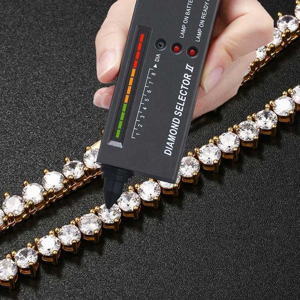 

4mm 925 sterling silver moissanite diamond tennis chain 3 claw hip hop necklace bracelet for men women jewelry 2023 dropshipping