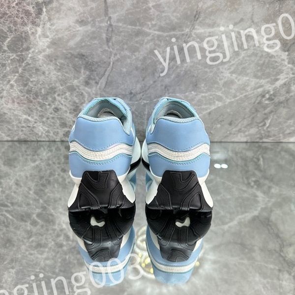 

2023 new luxury designer woman's shoe leather lace up men fashion platform sneakers white black mens womens casual shoes chaussures