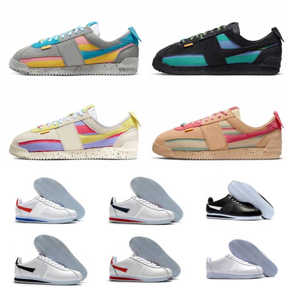 

classic union x cortez sp casual shoes designer cortezs nylon forest gump men women trainers lemon frost light smoke grey noir sesame sneake