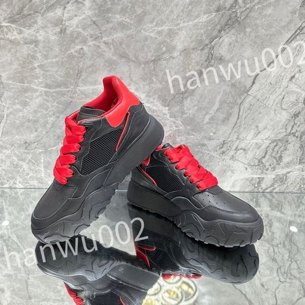 

2023 luxury mens shoes casual shoes sneakers designer man running outdoor sports design women's sneaker platform, Black