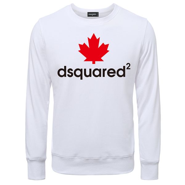 

dsq icond2 casual fashion trend pullover simple classic letter print couple sweatshirt dsq icon street fashion crew neck cotton sweatshirt y, Black