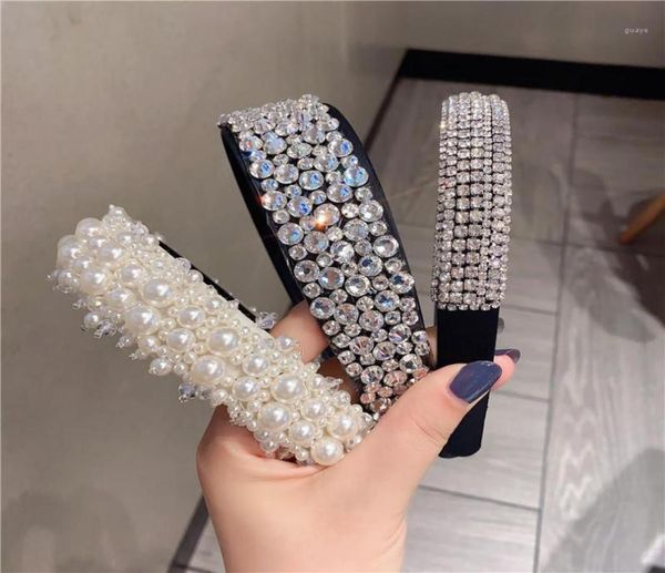 

elegant luxury baroque crystal hairband womens bezel headbands for women europe lady hair hoop wedding accessories 20223445692