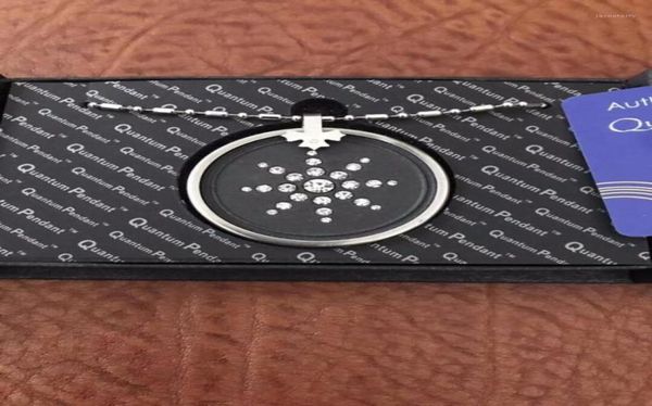 

other 2pcs stainless steel quantum scalar energy pendantblack necklace pendant orgon neg ions emf protection19614314, Silver