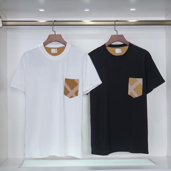 

23ss classic men's t-shirt letters printing designer short-sleeved tee shirts hip hop t-shirt black white high quality, White;black