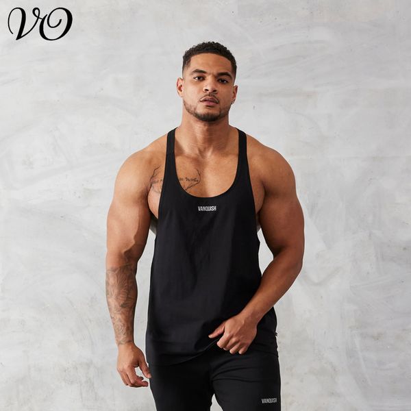 

mens tank vest fashion men clothing gym sports fitness quick dry breathable elastic cotton running basketball training 230509, White;black