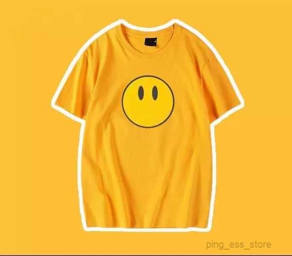 

men's t-shirts summer fashion designer t shirts for men drews luxurys house smile letter embroidery mens clothing sleeved shirt 1 qq4j, White;black