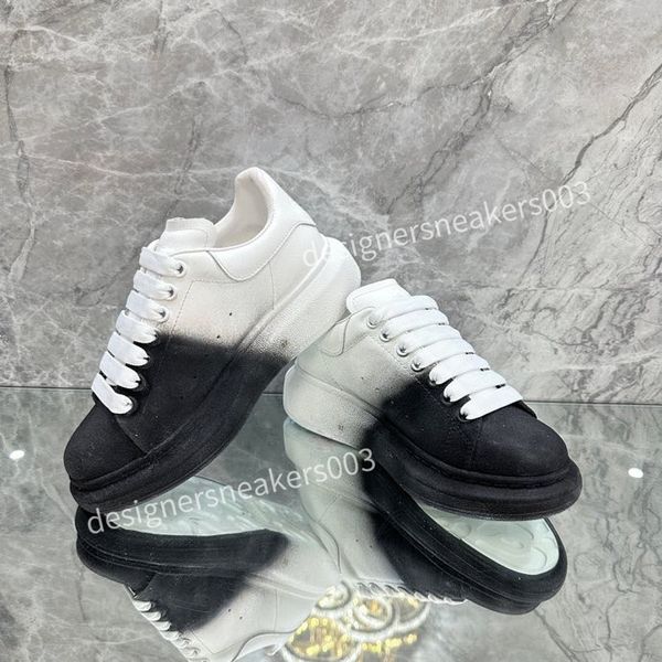 

men designer casual shoes classic do-old dirty shoes mid double height bottom trainers leather glitter golden quality, Black