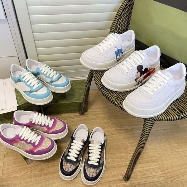 

designers shoes men women white embossed leather retro sneakers trainer 4cm thick bottom trainer genuine leather luxury casual shoe outdoor, Black