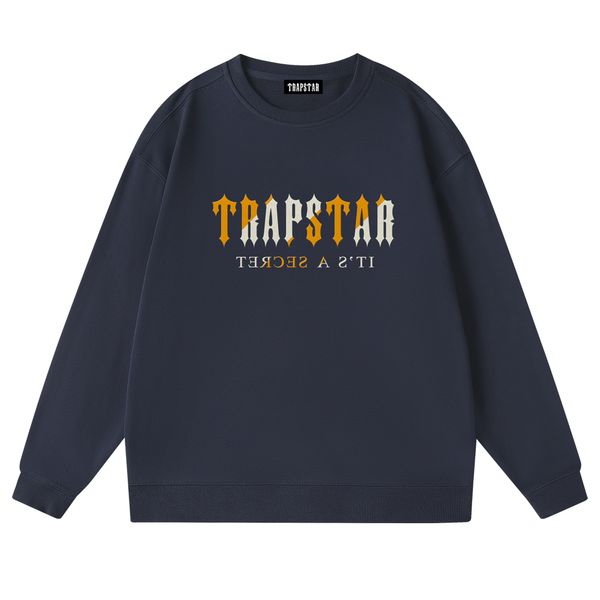 

trapstar mens black sweatshirts womens hoodies pullover loose sweater street fashion letter design simple style couple outfit plus size whit
