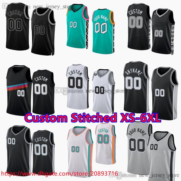 

custom stitched xs-6xl basketball jersey doug mcdermott devonte graham tre jones keita bates-diop mamukelashvili champagnie charles bassey d, Black;red
