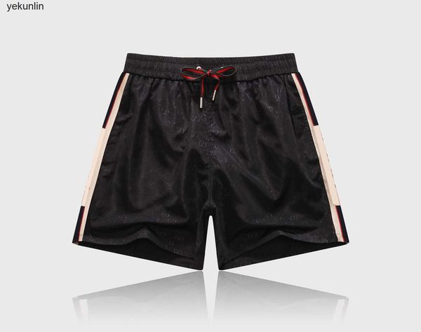 

wholesale summer men's t-shirts fashion shorts new designer quick drying swimwear printing board beach pants swim shorts8e46, White;black