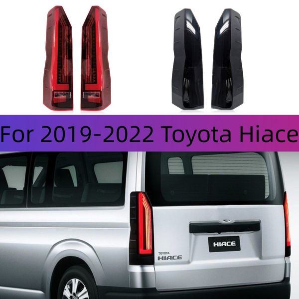 

automobile rear lamp for 20 19-20 22 toyota hiace taillight assembly upgraded led running light dynamic turn signal brake lamp