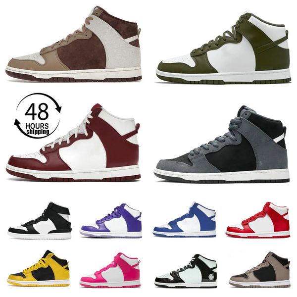 

casual shoes high designer trainers sneakers pn dust green sail grey fog with box running sneaker panda men women panda unc syracuse michiga
