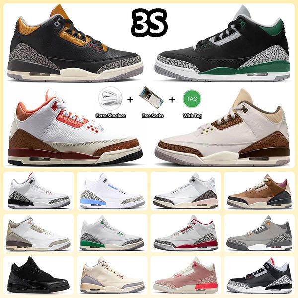 

jumpman 3 white cement basketball shoes lucky green archaeo brown a ma maniere unc black gold pine green muslin tinker hatfield rust pink 3s