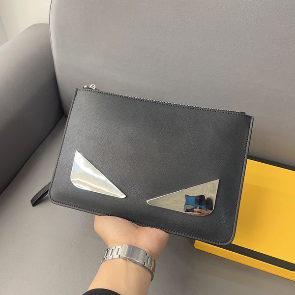 

designers classic little monster men clutch bags italy roma brand genuine leather handbags fashion elling purses wallet luxury designer bag
