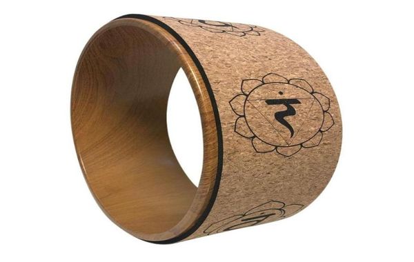 

cork yoga wheel prop supports for improving back bends and releasing tight muscles fitness supplies circles6066621