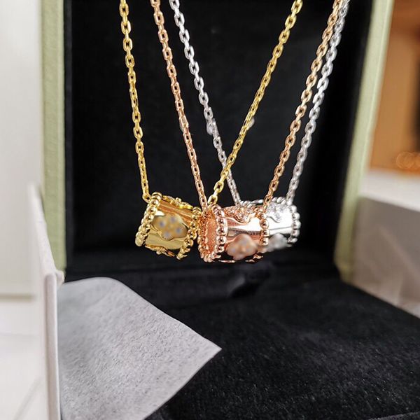 

four leaf clover necklace natural shell gemstone gold plated 18k designer diamond for woman t0p advanced materials classic style crystal lux, Silver