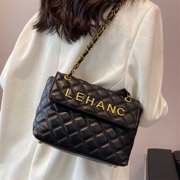 

18% off 2023 handbag lingge chain women's new korean version high capacity embroidered shoulder fashion versatile western style crossbo