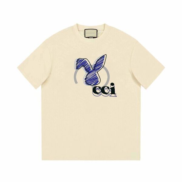 

2023ss man high street t shirt cotton short-sleeved fashion men and women short t-shirt couple models men and women cotton crewneck printed, Black;brown