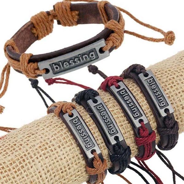 

blessing alloy accessories genuine leather bracelet cattle, Golden;silver