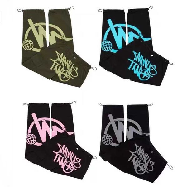 

men's pants hip hop fashion brand letter casual pants for men and women y2k fabric pants ins autumn retro custom wide leg pants g230510, Black