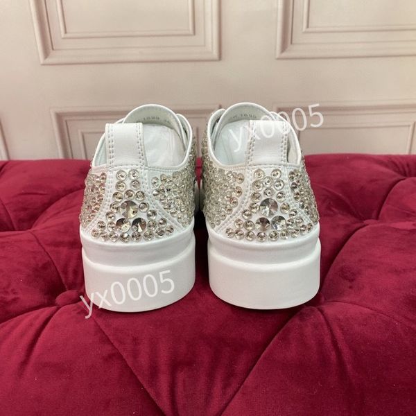 

men womens fashion designer casual shoes white black sneakers leather trainer printed platform trainers shoes