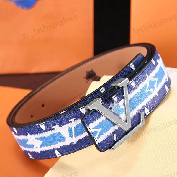 

new color fashion letter v buckle genuine leather belt highly quality with box designer men women mens belts with box, Black;brown