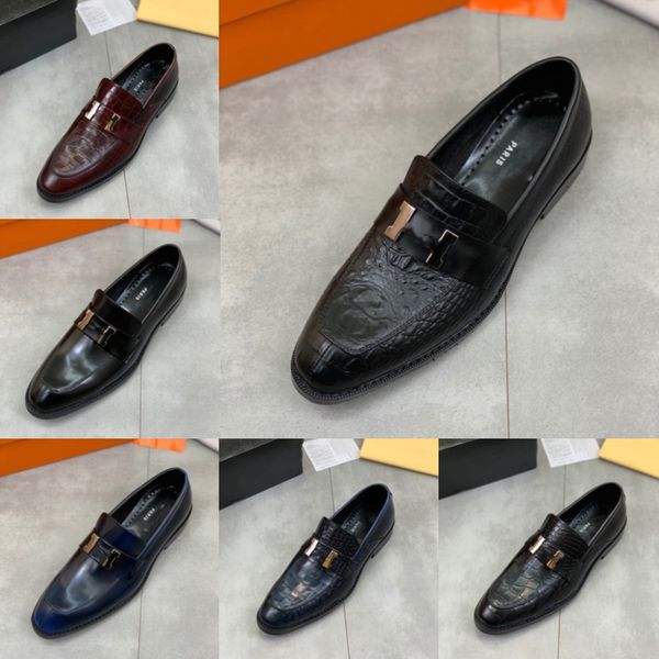 

9model luxurious men leather dress shoes design brand shoes classic tassel brogue mans footwear formal shoes bullock shoes big size 38-45, Black