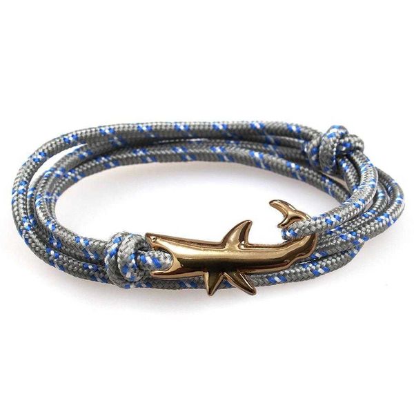 

super personality domineering shark mens and ladies bracelets wild animal ornament anchor chain, Golden;silver