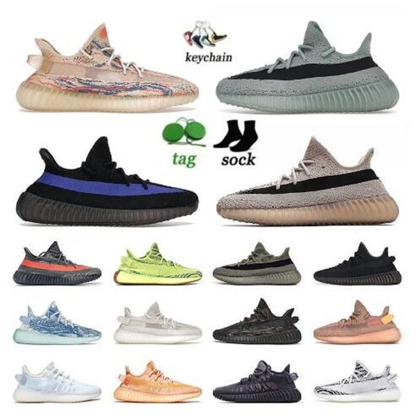 

2023 v2 static reflective running shoes beluga 2.0 sesame butter semi-frozen yellow cream white zebra v3 mens womens sneakers v1