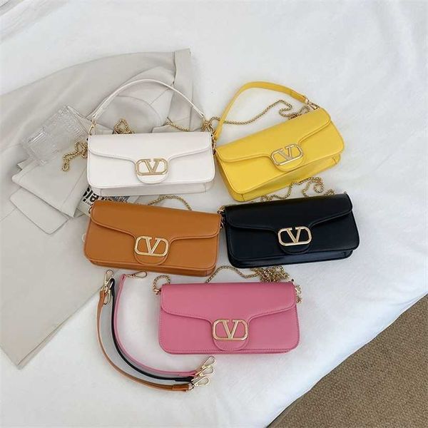 

18% off 2023 handbag temperament women's new fashion trend big v letter small square versatile chain one shoulder crossbody bag