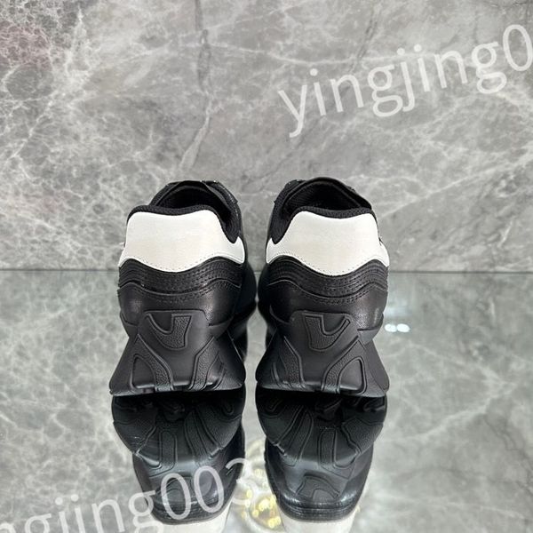 

2023 new designer woman's shoe leather lace up mens fashion platform sneakers white black mens womens casual shoes chaussures