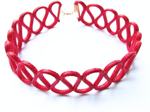 

chokers 2021 cosplay quinn red short party girl necklace gift7116211, Golden;silver