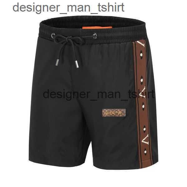 

swim shorts mix brands mens summer fashion beach pants designers board short gym mesh sportswear quick drying swimwear printing man s clothi, Black