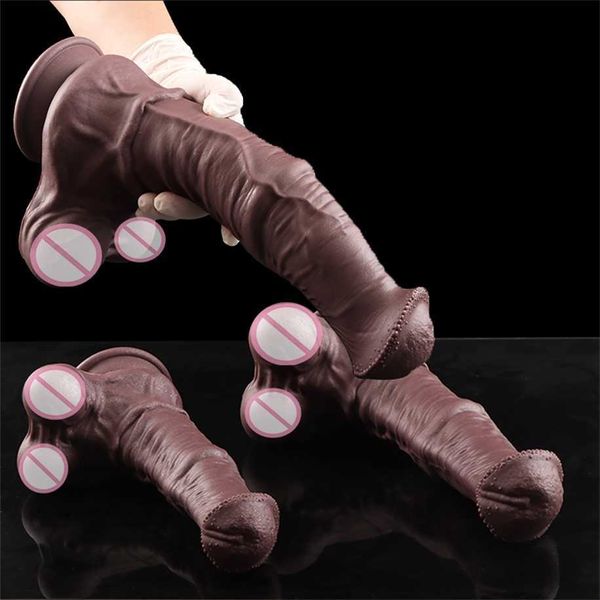 

55% off factory online huge horse big dick anal dildo cock gode realistic penis strap-on vagina masturbator toys for woman shop 18+