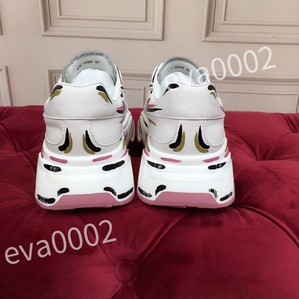 

mens shoes designer sneakers casual shoes vintage platform trainers shoes rubber leather sneaker, Black